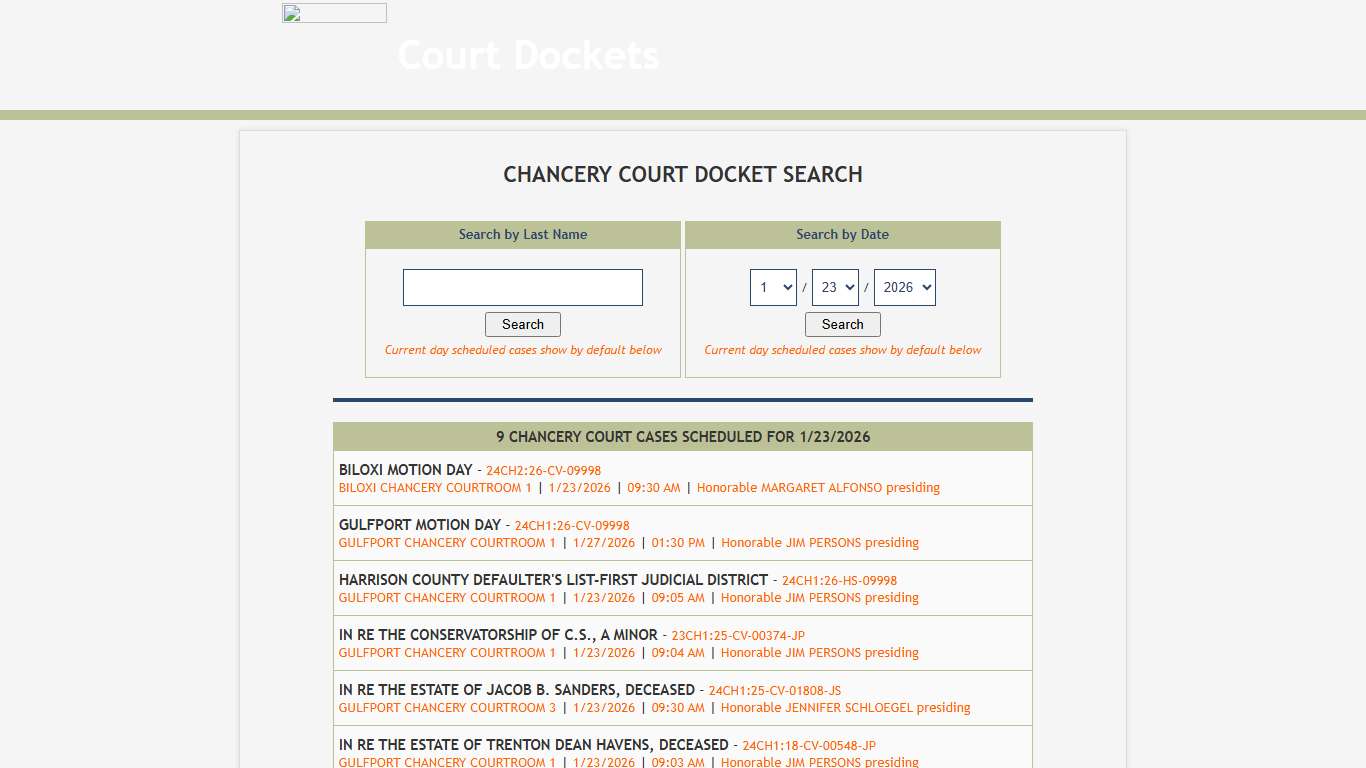 Harrison County! Online Services and Information